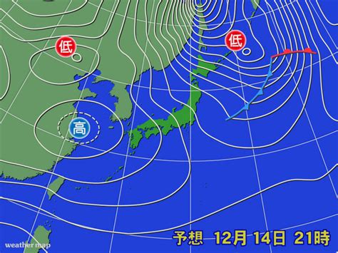 西低東高|冬型の気圧配置（西高東低）とは何か？ 